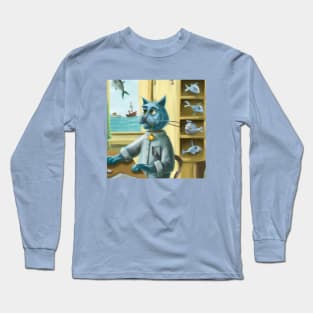 Cat Manager is in Charge of Fish Shipments Long Sleeve T-Shirt